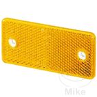 Reflector Catadióptrico Cuadrado Amarillo | Motos Camaral