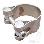 Abrazadera Inox 45 mm para Escape de Moto | Motos Camaral