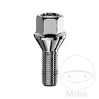 Tornillo de Rueda M12x1.5x22 Cono 17 Plateado (10 uds) | Motos Camaral