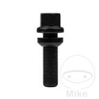 Tornillo de Rueda M12x1.5x26 Cono 17 Negro (10 uds) | Motos Camaral