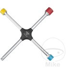 Llave en Cruz 17x19x21x1/2 con Fundas Coloradas | Motos Camaral