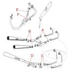 Junta Conector de Escape OEM 22x28x25mm | Motos Camaral