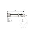 Extensión de Válvula Rígida Metálica 30 mm | Motos Camaral