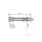 Extensión de Válvula Rígida 54mm | Accesorios Neumáticos | Motos Camaral