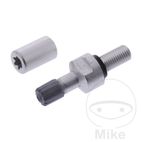 Válvula Recta Schrader TPMS 11.5 mm Plateada | Motos Camaral