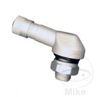 Válvula en Ángulo Aluminio JMP 8.3 mm Plateado | Motos Camaral