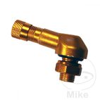 Válvula en Ángulo Aluminio JMP Dorado 8.3mm | Motos Camaral
