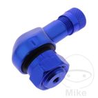 Válvula en ángulo aluminio JMP azul 11.3 mm | Motos Camaral