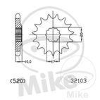 Piñón 13D Paso 520 Engranaje Fino 17/21mm | Motos Camaral