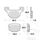 Pastillas de Freno Estándar TRW 7321151 | Motos Camaral