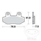Pastillas de Freno Sinter Delantero TRW 7322761 | Motos Camaral