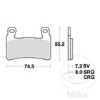 Pastillas de Freno Sinter Delantero TRW 7329071 | Motos Camaral