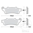 Pastillas de Freno Estándar TRW 7370087 | Motos Camaral