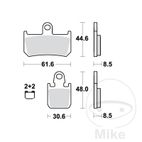 Pastillas de Freno Sinter SCR TRW 7320011 | Motos Camaral
