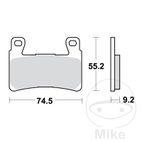 Pastillas de Freno Sinter Delantero TRW 7329741 | Motos Camaral