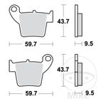 Pastillas de Freno Sinter RSI TRW | Motos Camaral