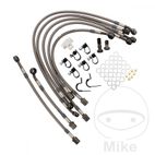 Kit Latiguillo de Freno Metálico 7 Piezas Antracita | Motos Camaral
