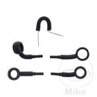 Latiguillo de Freno Metálico Kit 2 Piezas Negro | Motos Camaral