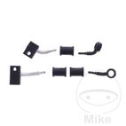 Latiguillo de Freno Metálico Kit 2 Piezas Negro | Motos Camaral