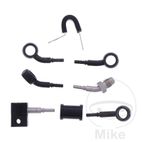 Latiguillo de Freno Metálico Kit 3 Piezas Negro | Motos Camaral