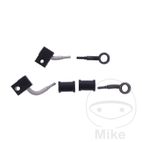 Latiguillo de Freno Metálico Kit 2 Piezas Negro | Motos Camaral
