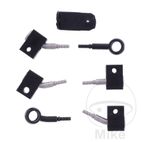 Latiguillo de Freno Metálico Kit 3 Piezas Negro | Motos Camaral