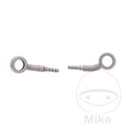 Latiguillo de Freno Metálico Kit Conexión Plateado | Motos Camaral