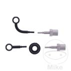Latiguillo de Freno Metálico Kit 2 Piezas Negro | Motos Camaral