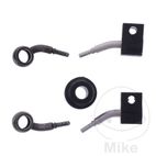 Latiguillo de Freno Metálico Kit 2 Piezas Negro | Motos Camaral