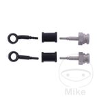 Latiguillo de Freno Metálico Kit 2 Piezas Negro | Motos Camaral