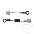 Latiguillo de Freno Metálico Kit 2 Piezas Negro | Motos Camaral