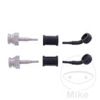 Latiguillo de Freno Metálico Kit 2 Piezas Negro | Motos Camaral