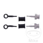 Latiguillo de Freno Metálico Kit 2 Piezas Negro | Motos Camaral