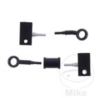 Latiguillo de Freno Metálico Kit 2 Piezas Negro | Motos Camaral
