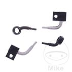 Latiguillo de Freno Metálico Kit 2 Piezas Negro | Motos Camaral