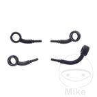 Latiguillo de Freno Metálico Kit 2 Piezas Negro | Motos Camaral