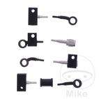 Kit Latiguillos de Freno Metálicos Negros 4 Piezas | Motos Camaral