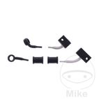 Latiguillo de Freno Metálico Kit 2 Piezas Negro | Motos Camaral