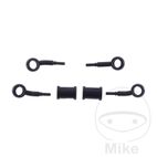 Latiguillo de Freno Metálico Kit 2 Piezas Negro | Motos Camaral