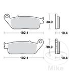 Pastillas de Freno Sinter Trasero TRW 7322670 | Motos Camaral