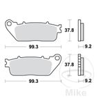 Pastillas de Freno Sinter Trasero TRW 7322654 | Motos Camaral