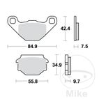 Pastillas de Freno Estándar TRW 7375397 | Motos Camaral