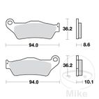 Pastillas de Freno Sinter Traseras TRW 7324254 | Motos Camaral