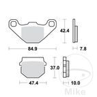 Pastillas de Freno Estándar TRW 7326853 | Motos Camaral