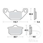 Pastillas de Freno Estándar TRW 7326952 | Motos Camaral