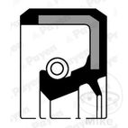 Retén 25X35X6MM ID 4160034 | Recambios Motos | Motos Camaral