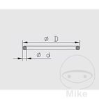 O-Ring 1.5 x 25 mm para Amortiguador Kayaba | Motos Camaral