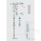 O-Ring 1.5 x 25 mm para Amortiguador Kayaba | Motos Camaral