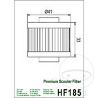Filtro de Aceite Scooter Hiflo 7620487 | Motos Camaral