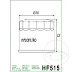 Filtro de aceite Hiflo 3136744/3106911 | Motos Camaral